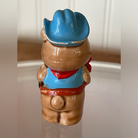 Vintage Kitschy Capilano Ceramic Cowboy Teddy Bear🧸🤠 - Picture 3 of 8